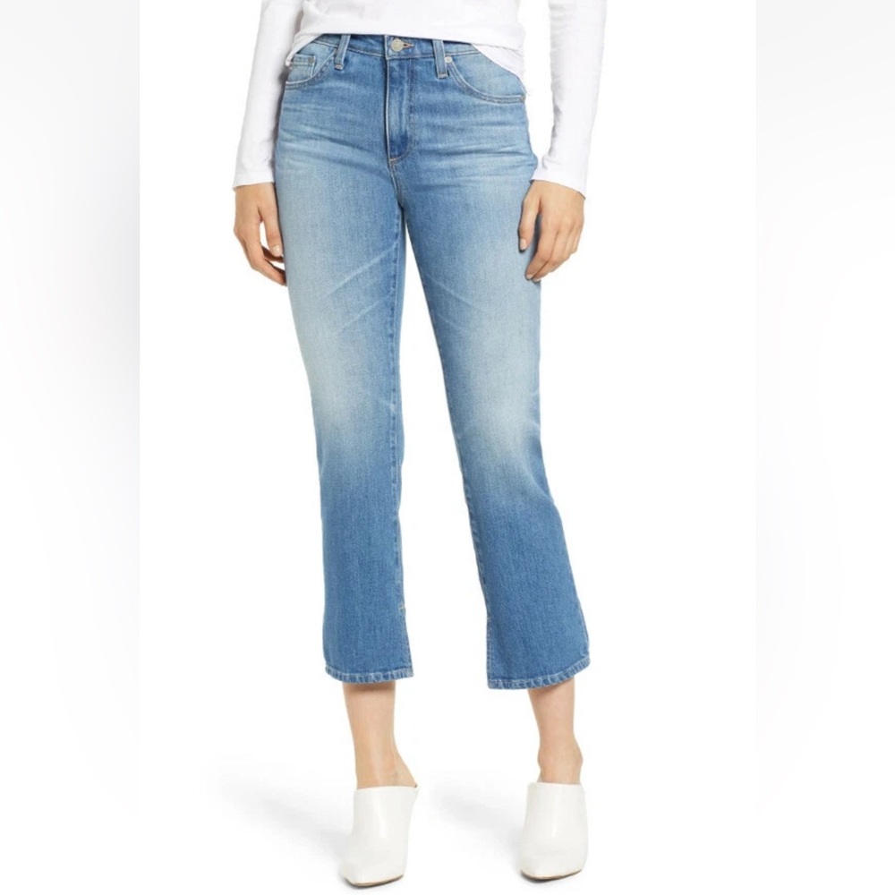 AG Jodi Crop High-Rise Slim Flare Jeans 13 Years Awestruck Denim Women’s Size 27